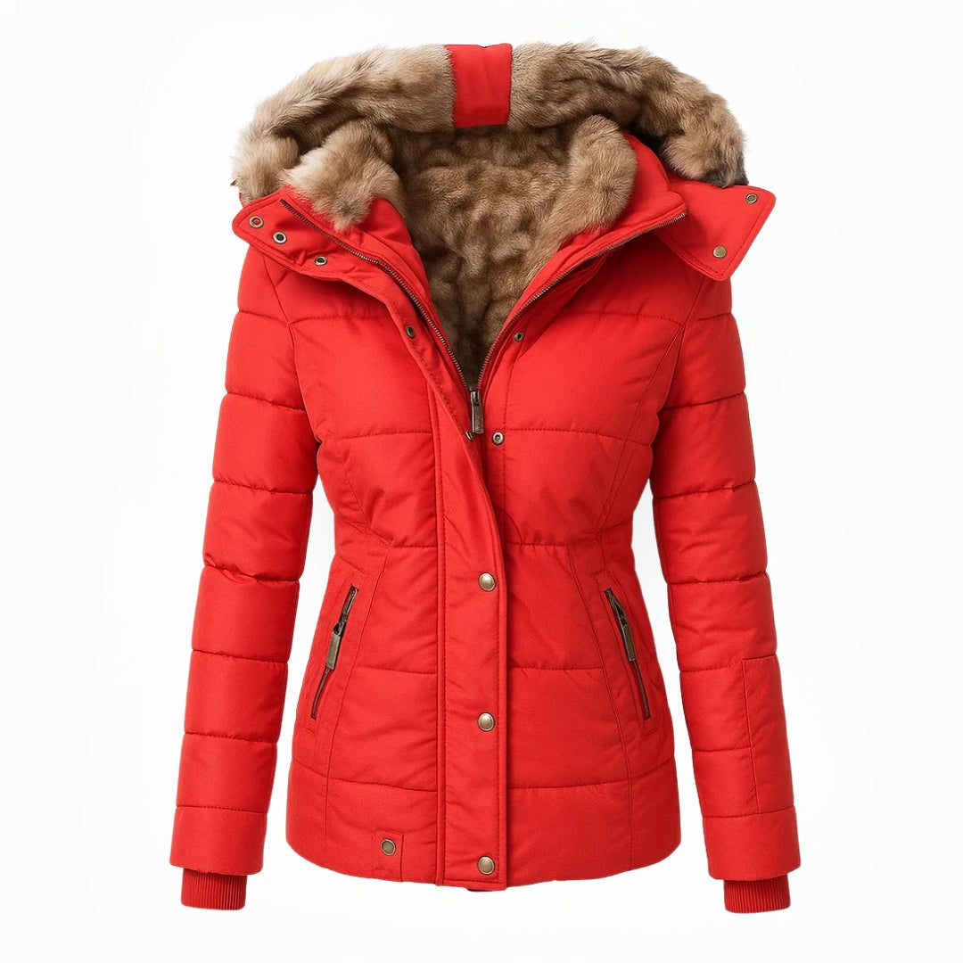 Tamara | Cappotto con Fodera in Pelliccia Morbida