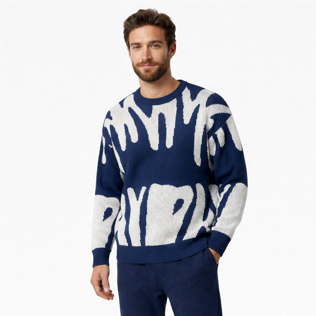 EMILIO | Maglione in Maglia Stampato