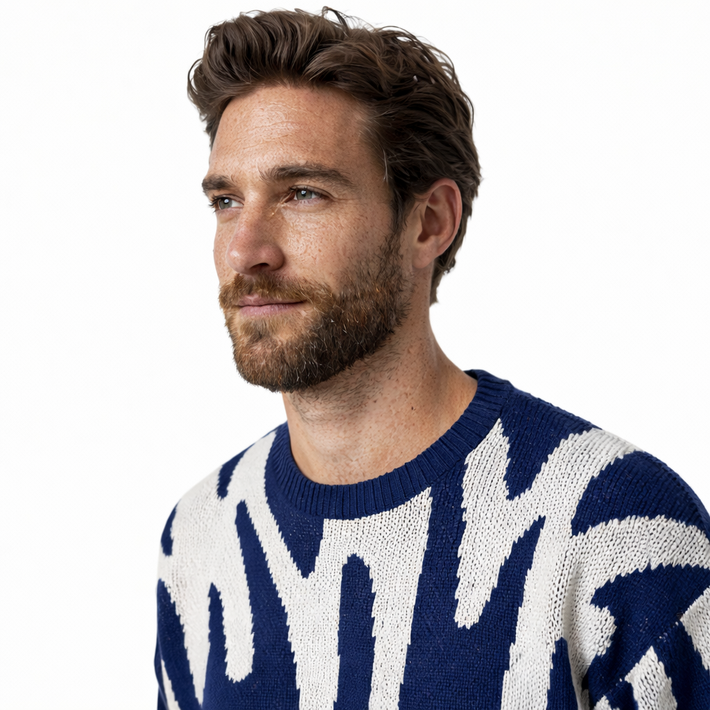 EMILIO | Maglione in Maglia Stampato