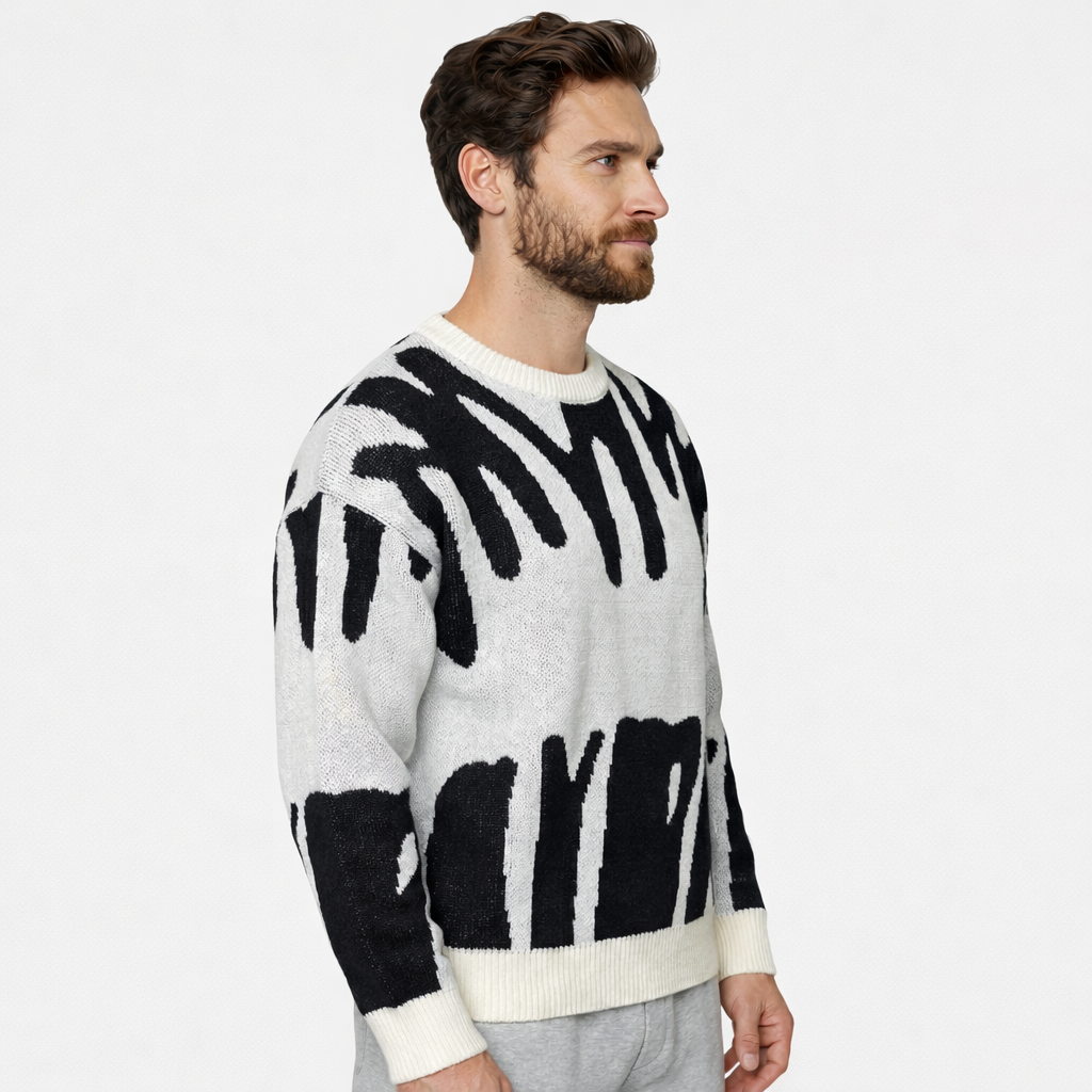 EMILIO | Maglione in Maglia Stampato