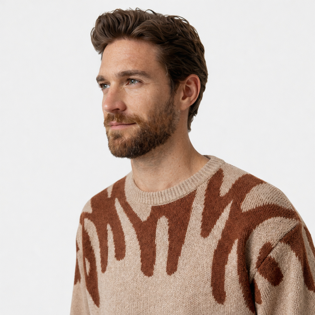 EMILIO | Maglione in Maglia Stampato
