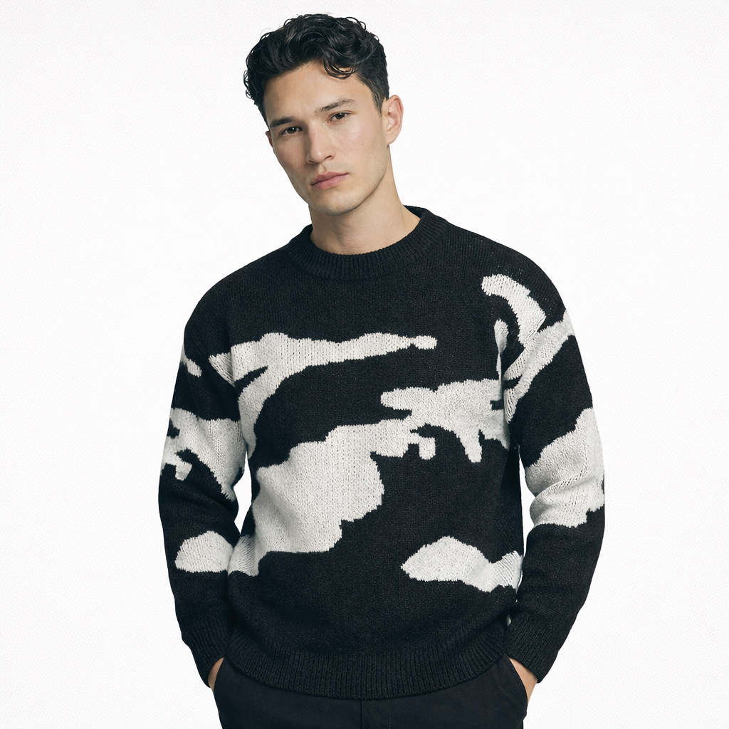 DONY | Maglione Oversize Stampato