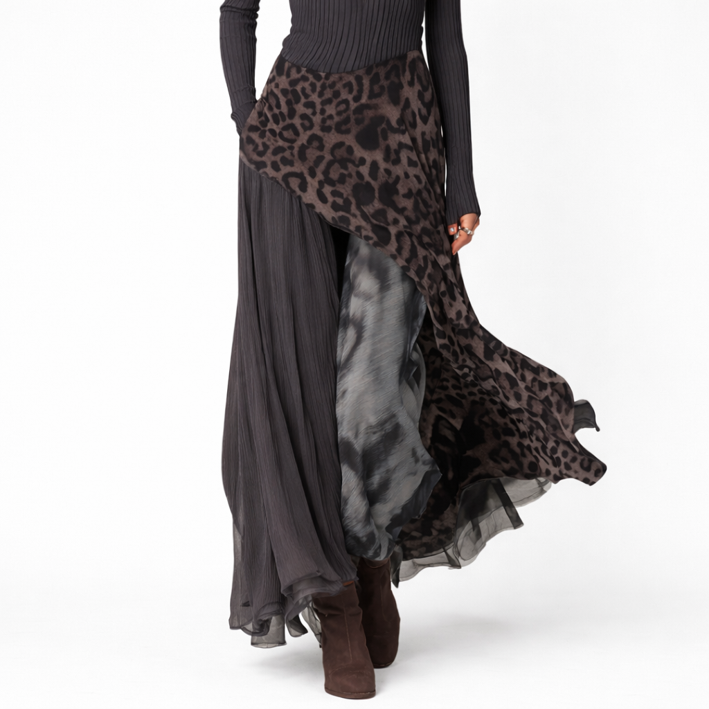 Nova | Abito Maxi Leopardato