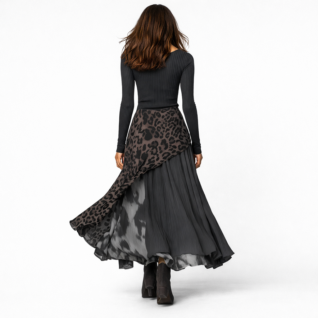 Nova | Abito Maxi Leopardato
