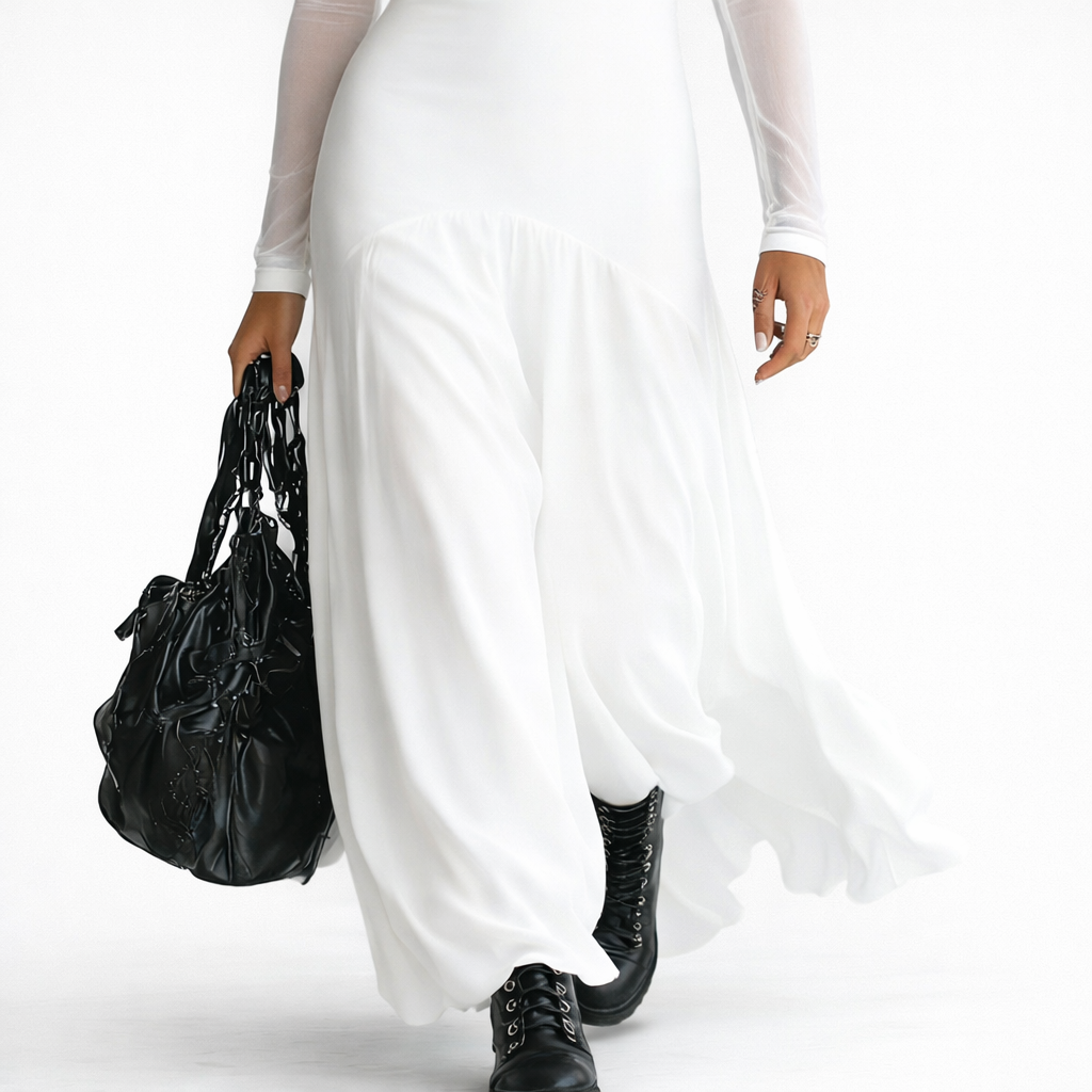 Lunaria | Abito Maxi in Pizzo