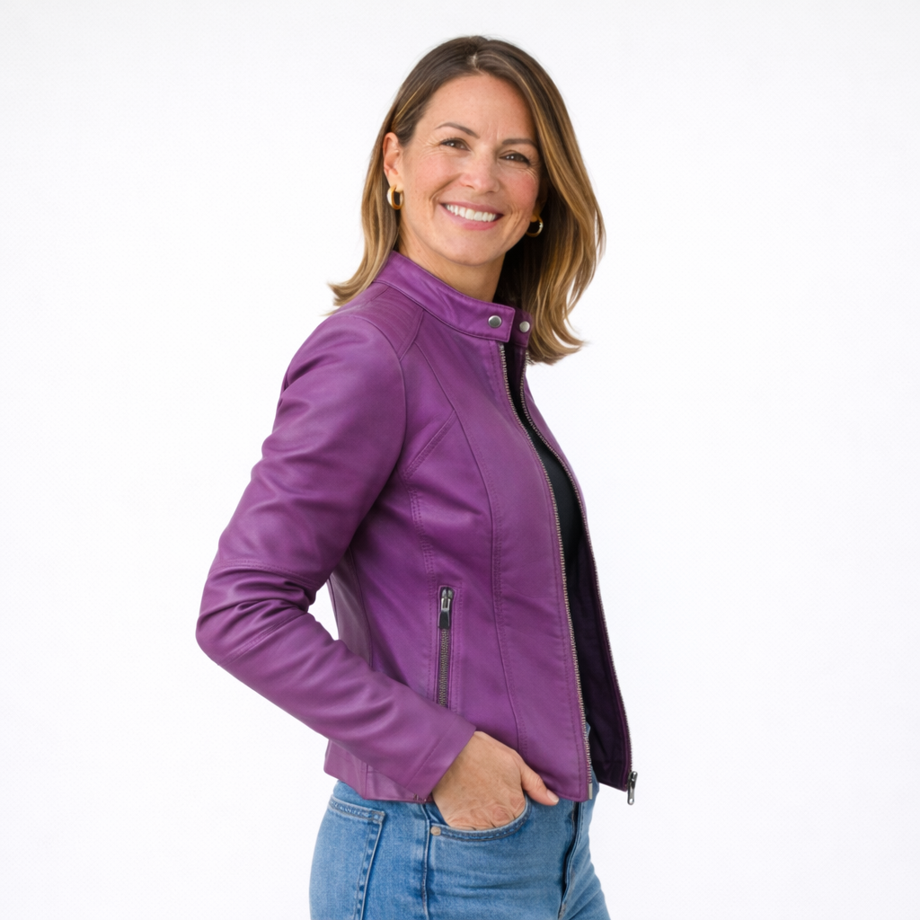 Romina | Cappotto Casual in Pelle