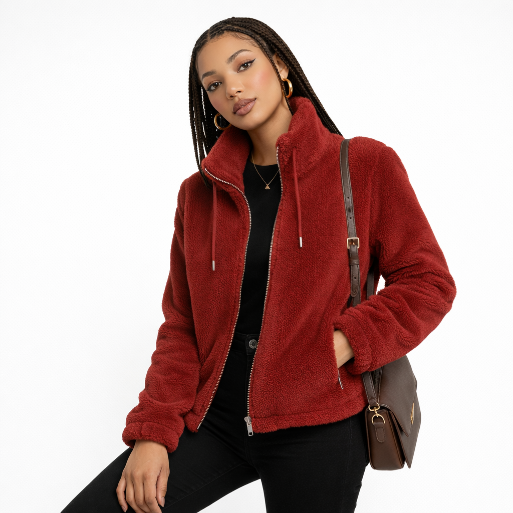 María | Cappotto Accogliente con Zip