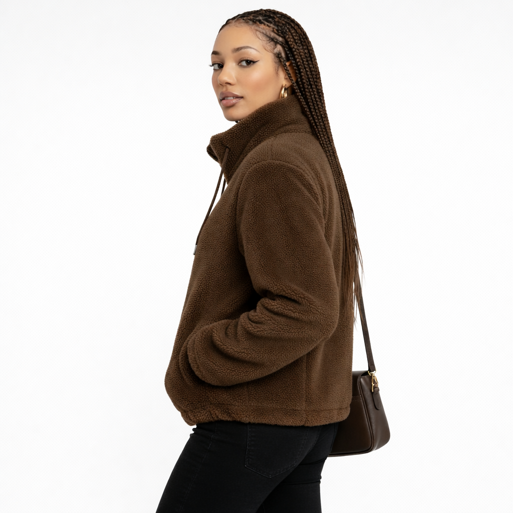 María | Cappotto Accogliente con Zip