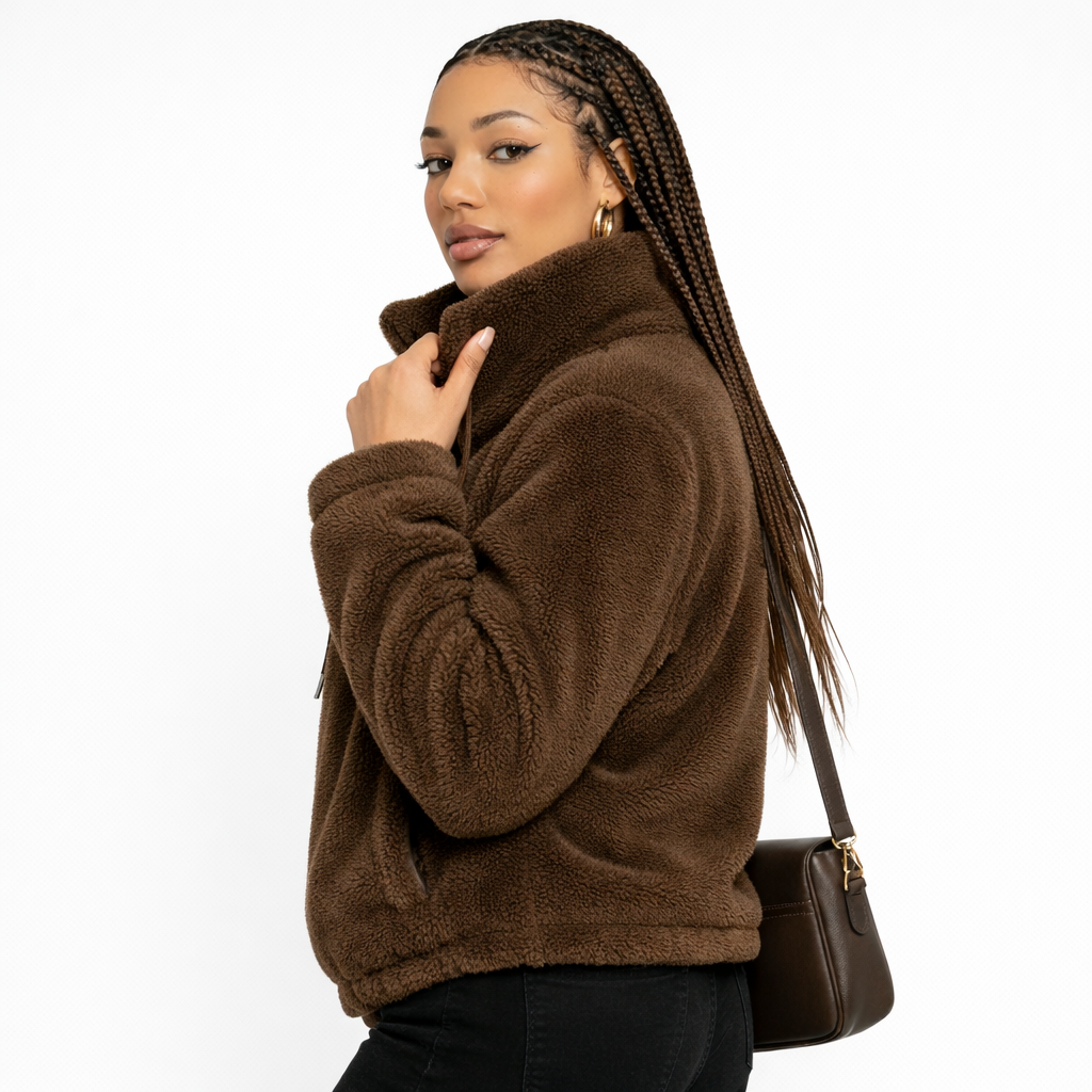 María | Cappotto Accogliente con Zip