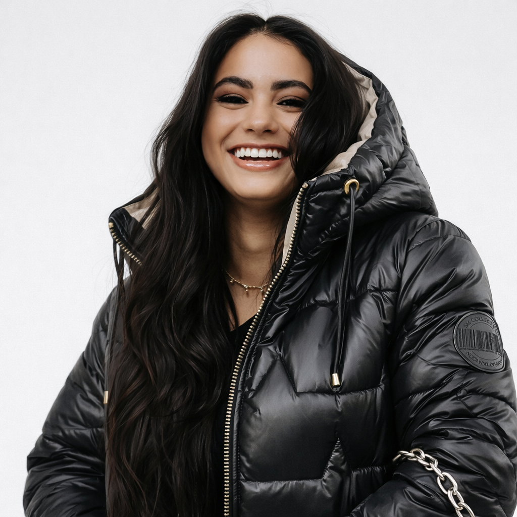 Nora | Cappotto con Cappuccio Imbottito
