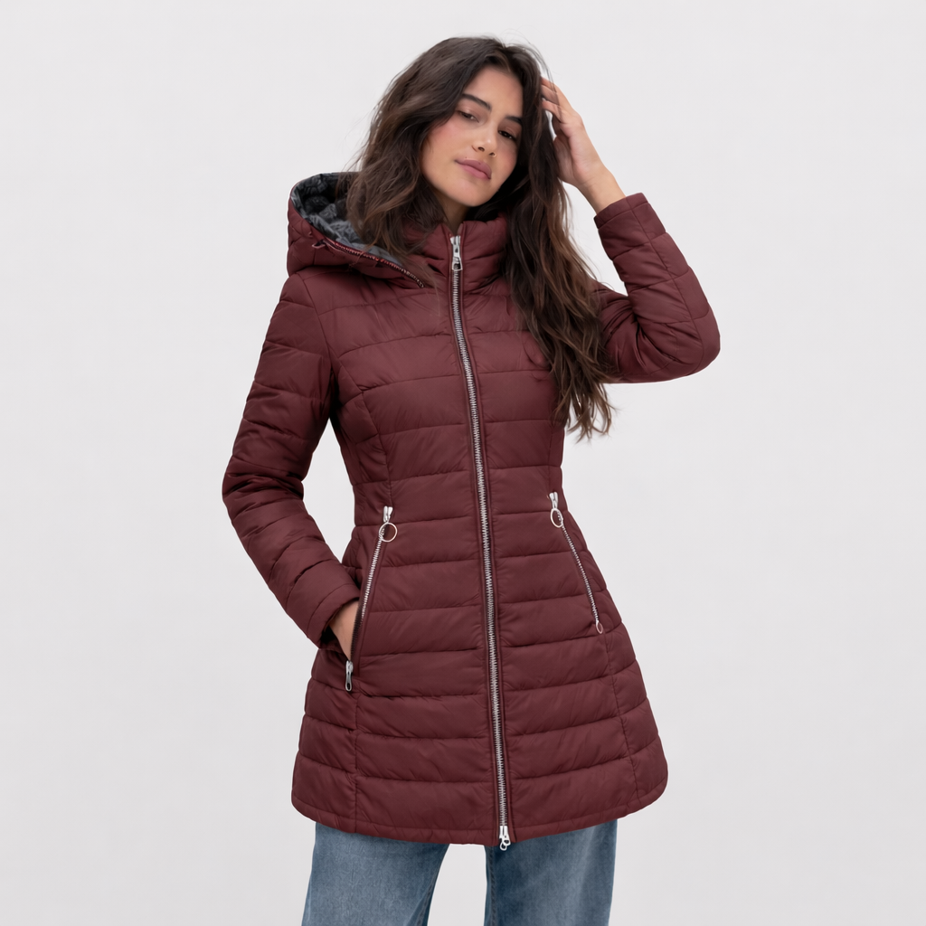Beatrice | Cappotto Caldo con Fodera in Pelliccia