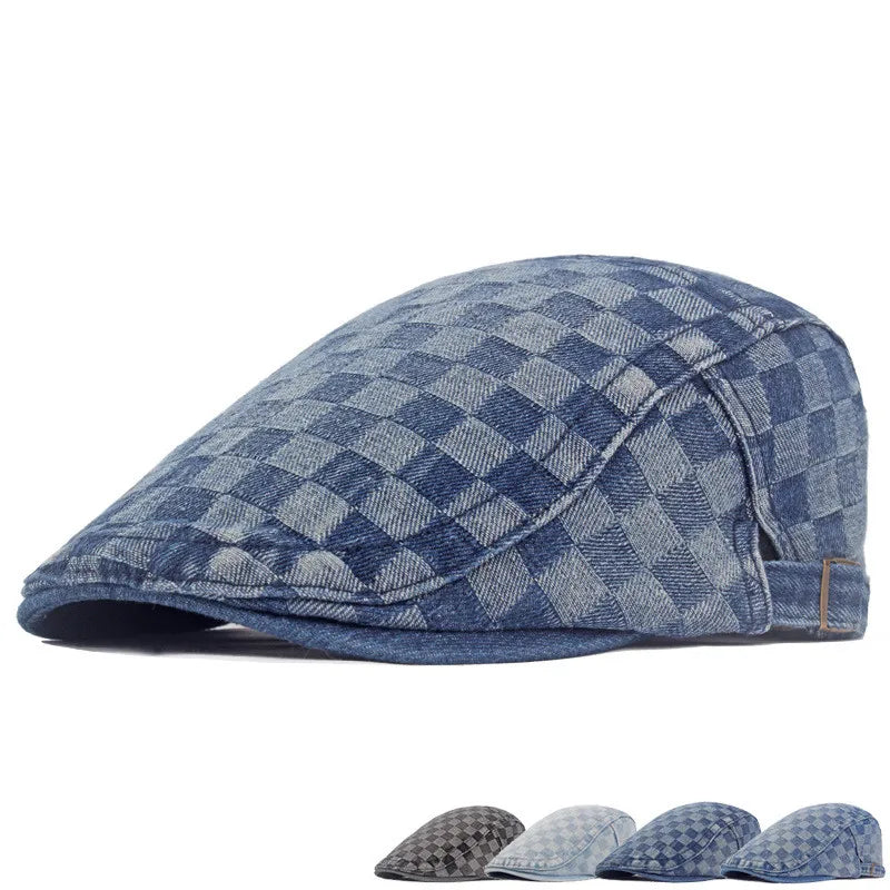 Plaid — Basco estivo a quadri stile cowboy