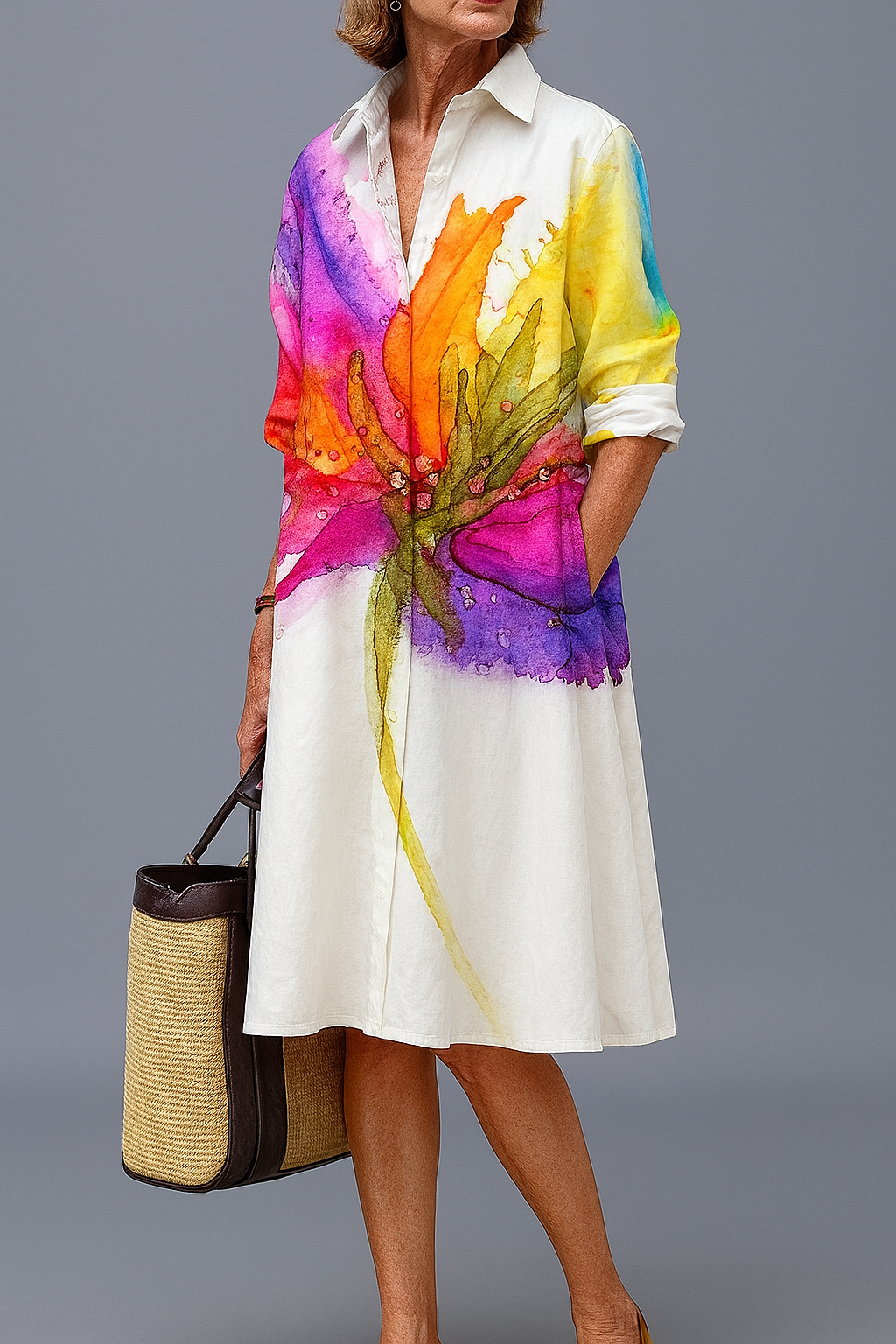 Bridget | Abito Midi Elegante