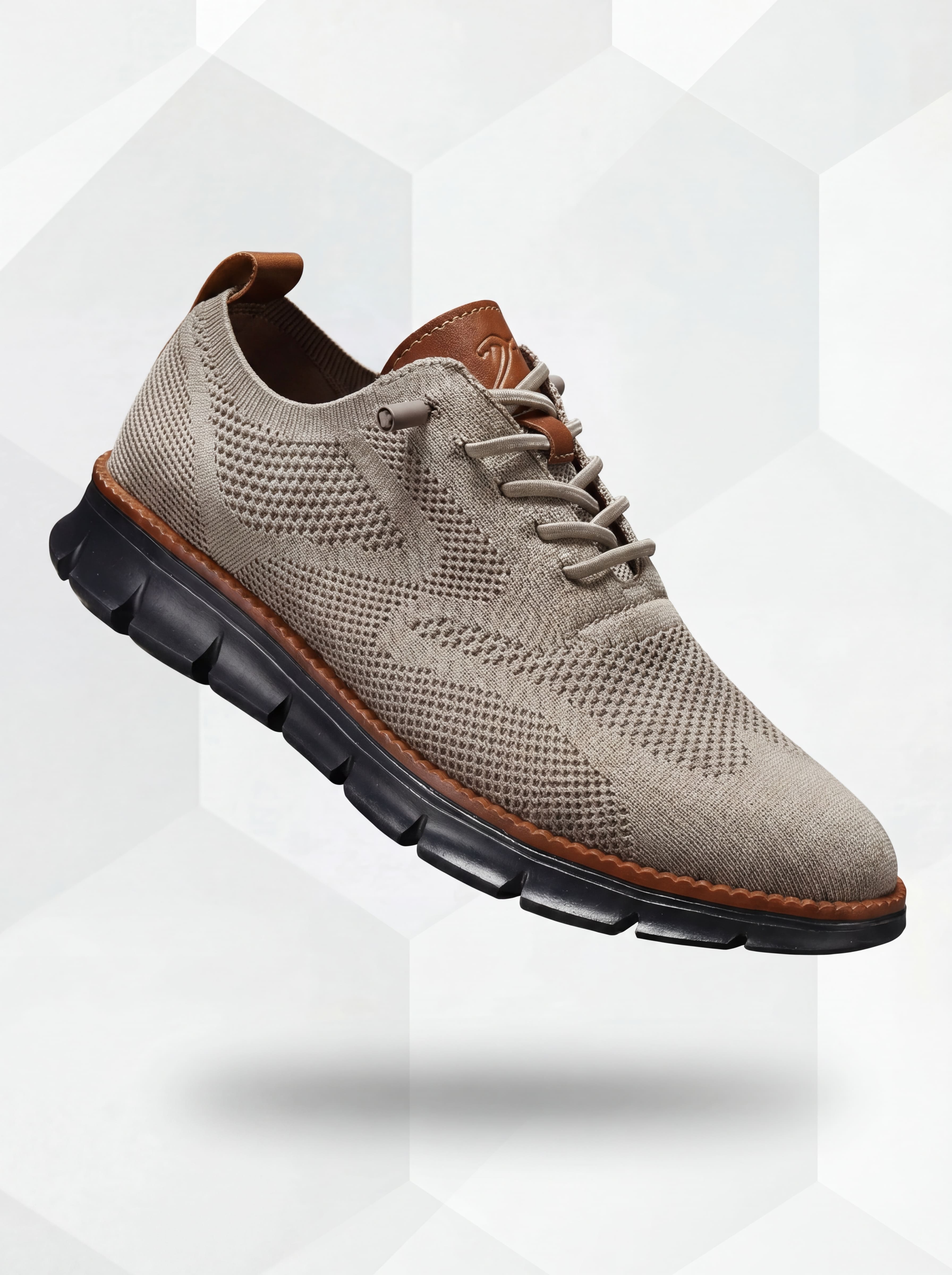 Scarpe Traspiranti Ultracomfort: Khaki-Nero