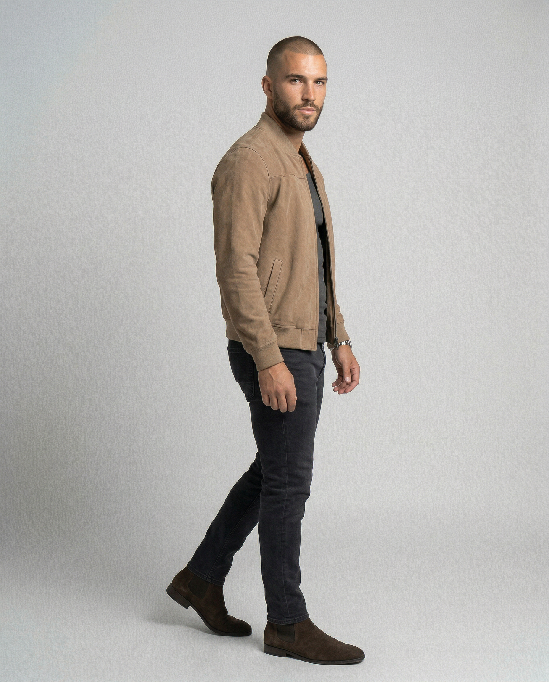 Adrián | Giacca Bomber Premium in Velluto