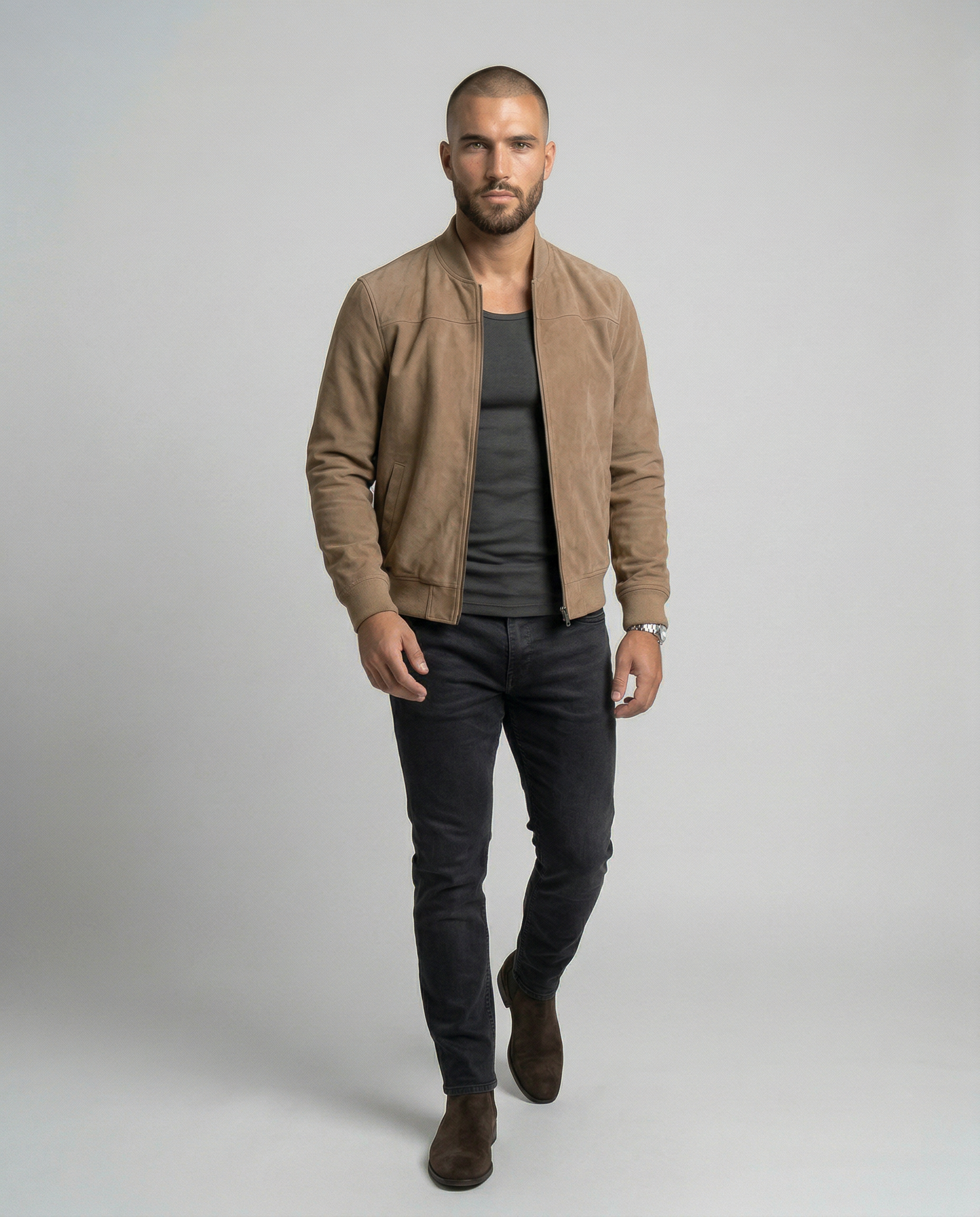 Adrián | Giacca Bomber Premium in Velluto