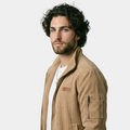 Hugo | Cappotto in Velluto a Coste con Fodera Sherpa