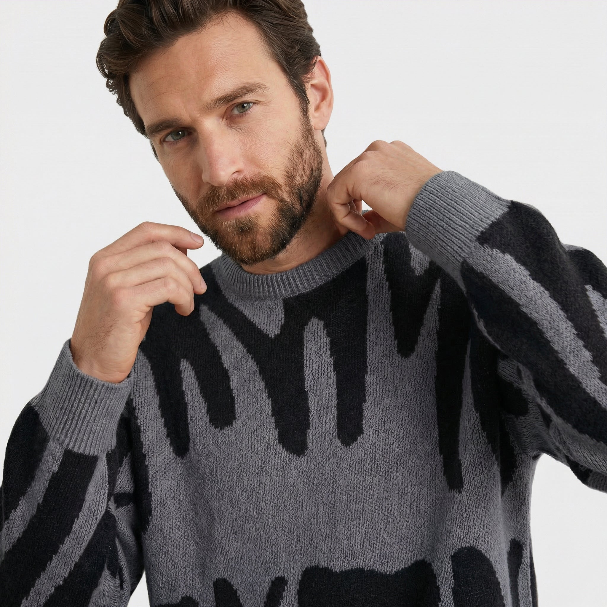 EMILIO | Maglione in Maglia Stampato