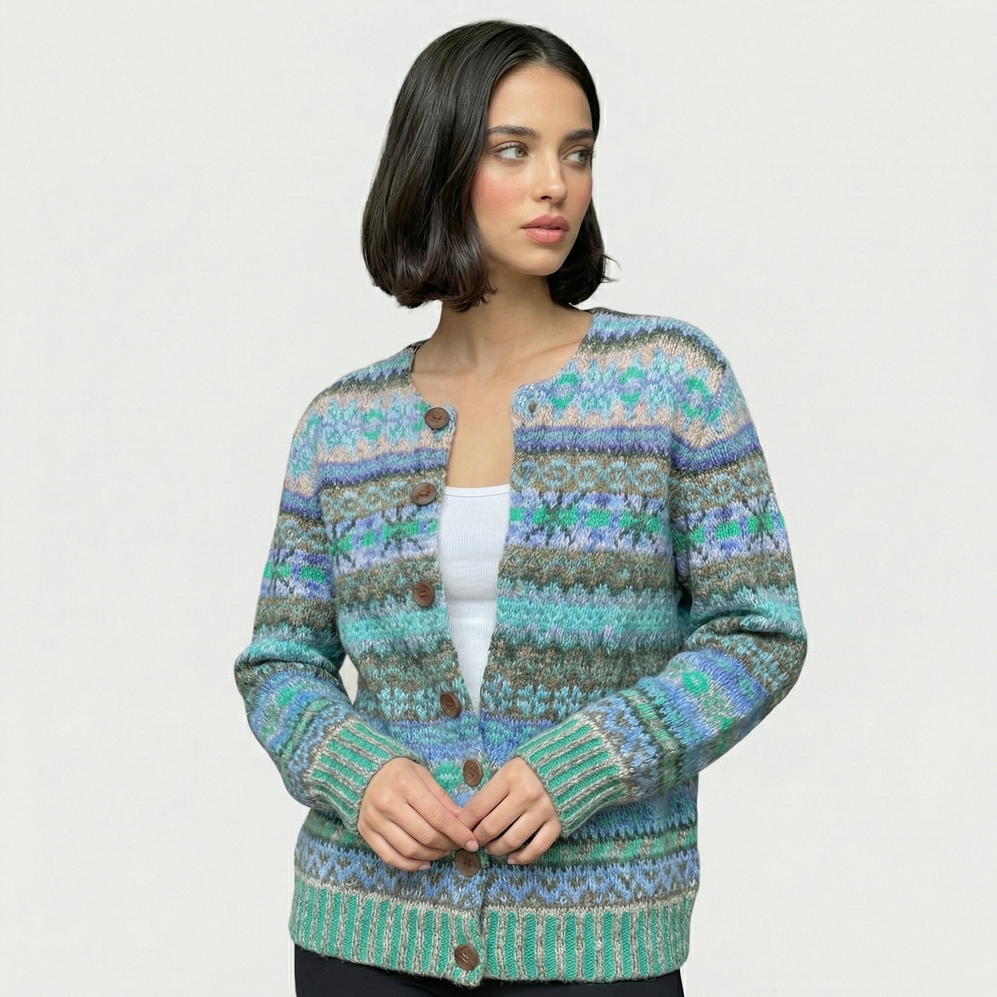 Lotte | Printed Cardigan