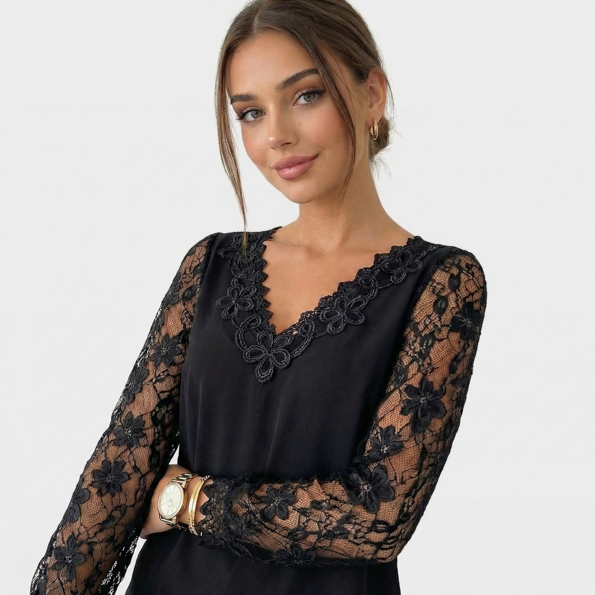 Ria | Blusa Elegante a Scollo a V