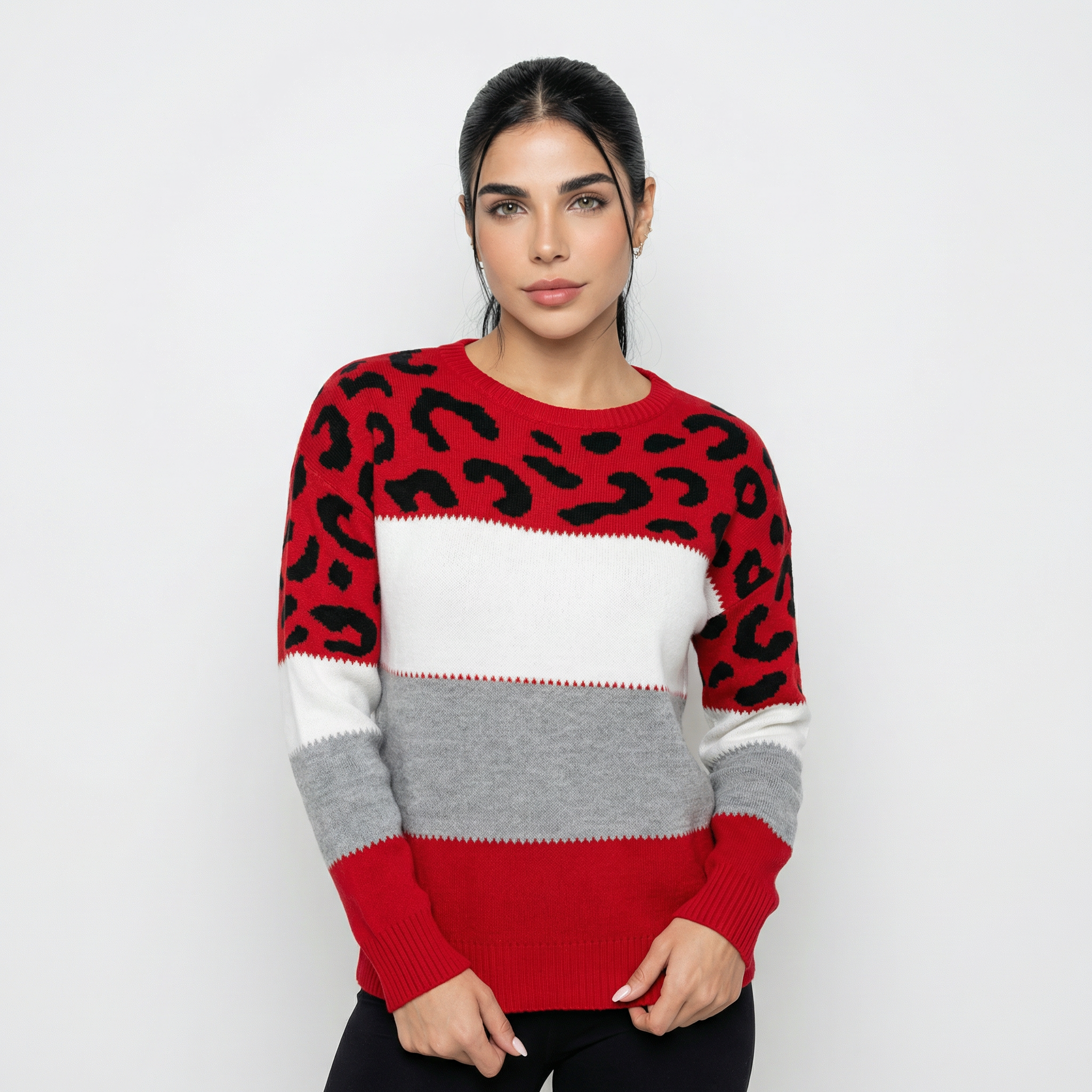Eva | Elegant Leopard Print Jumper