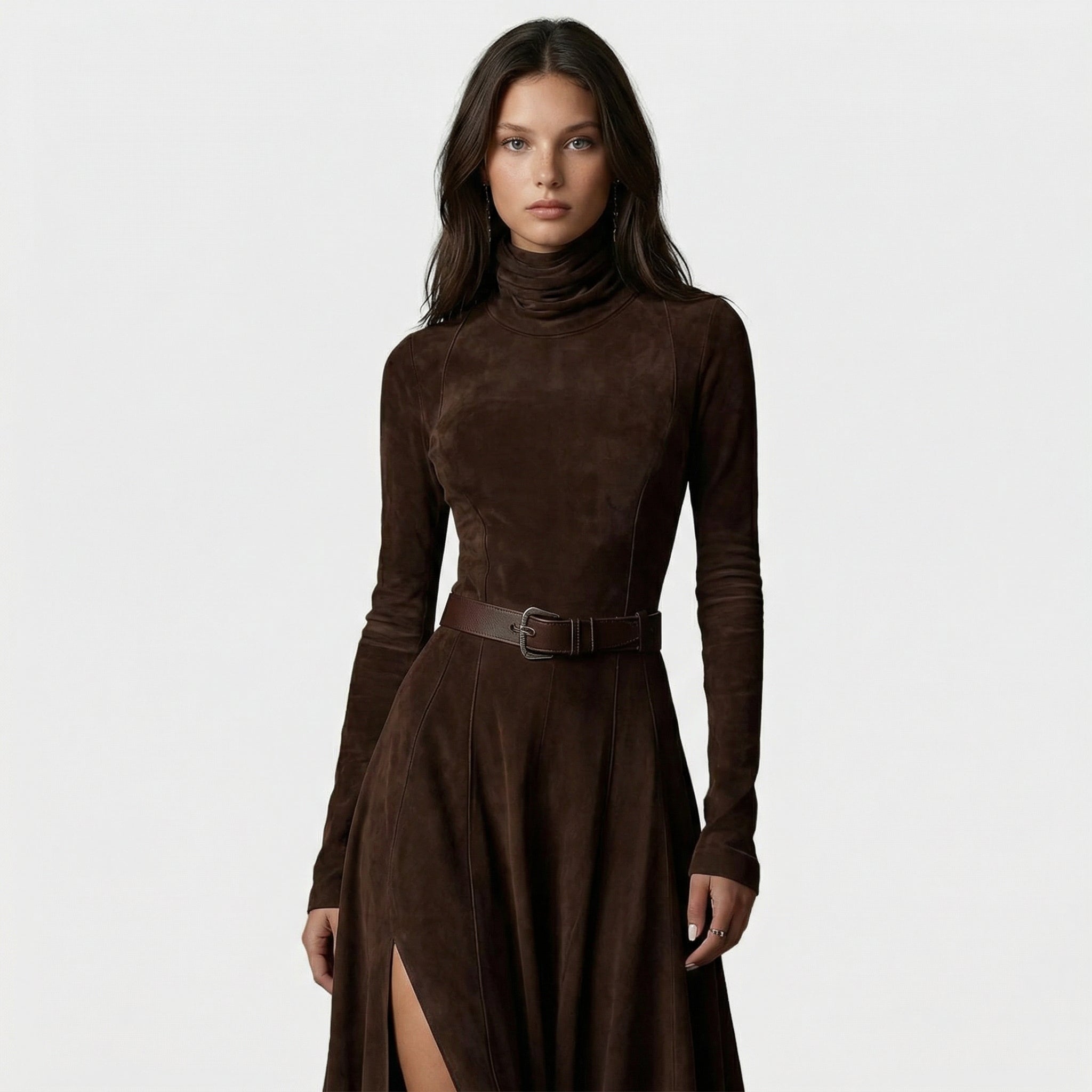 Gina | Abito Maxi in Velluto