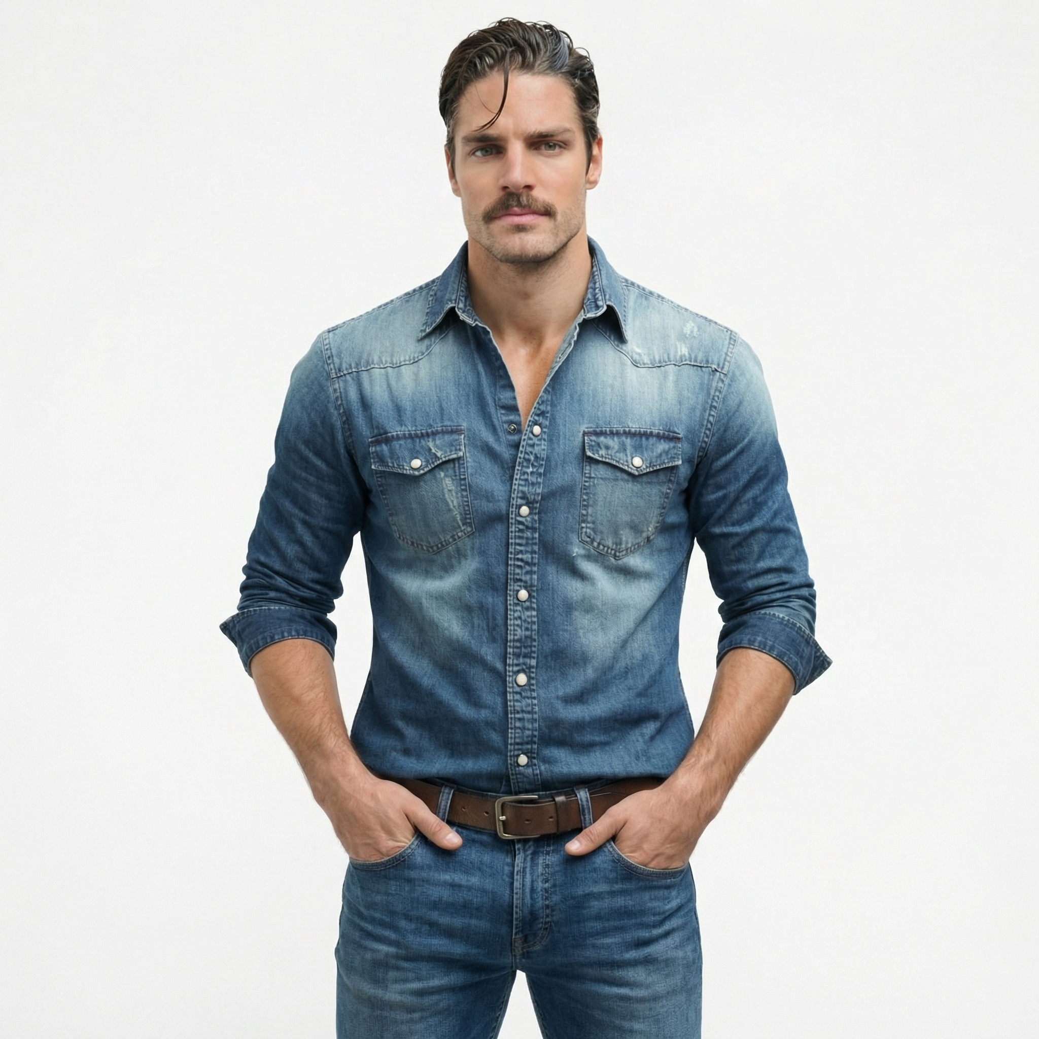 David | Camicia Miami in Denim