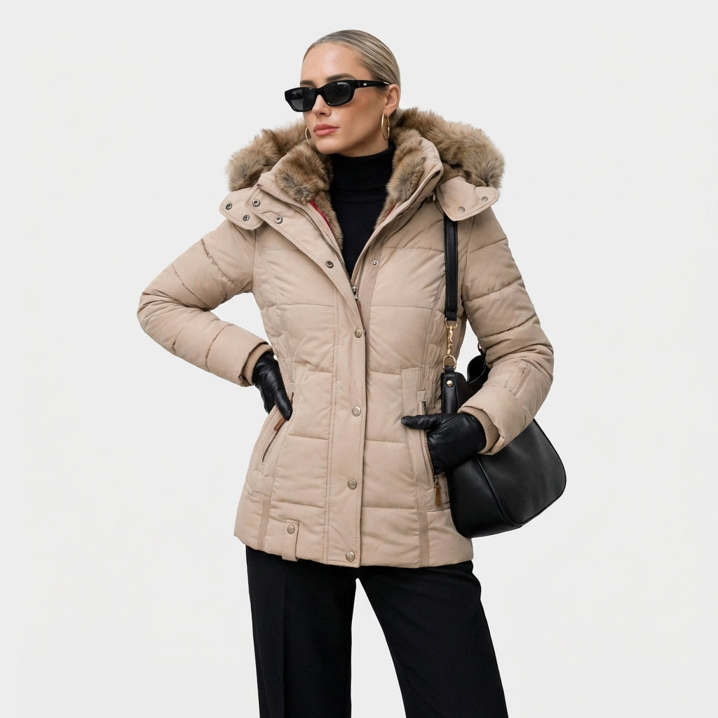 Tamara | Cappotto con Fodera in Pelliccia Morbida