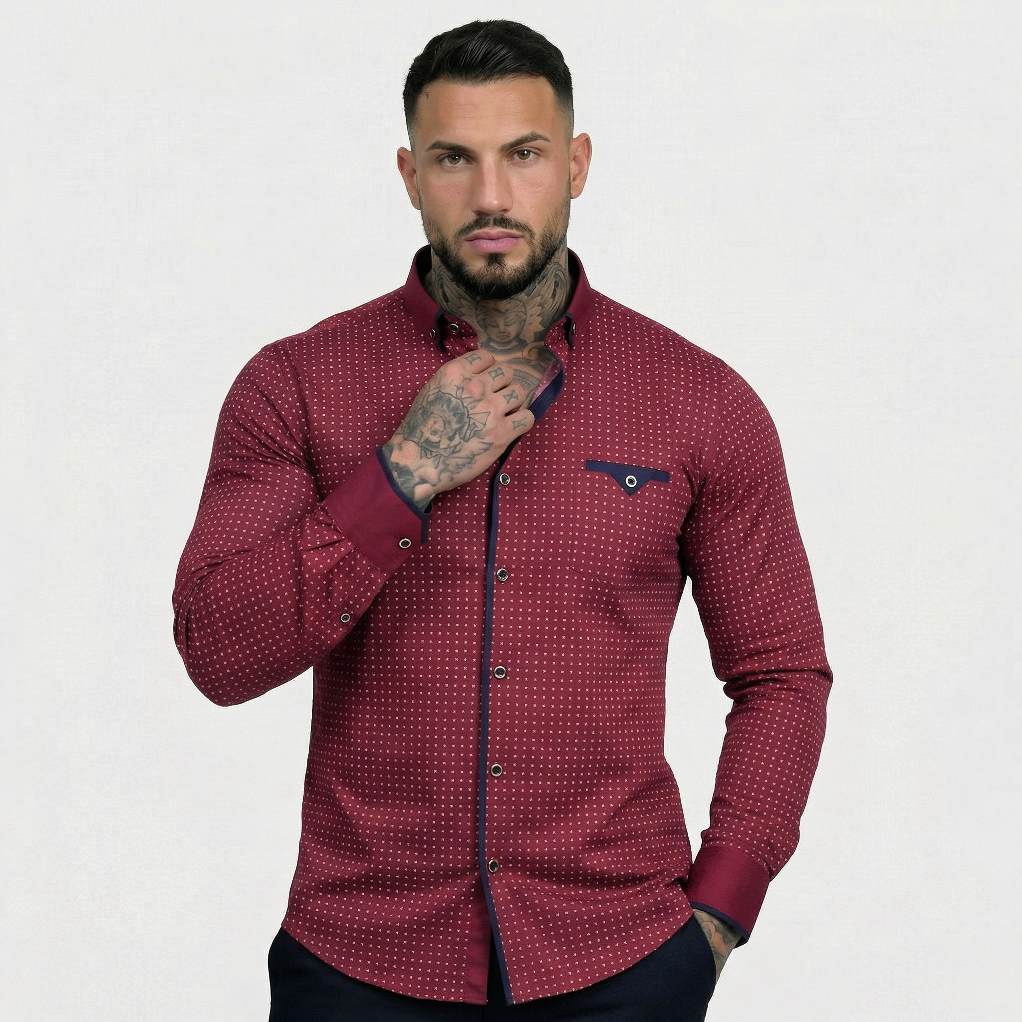 Alberto | Camicia Classica a Maniche Lunghe