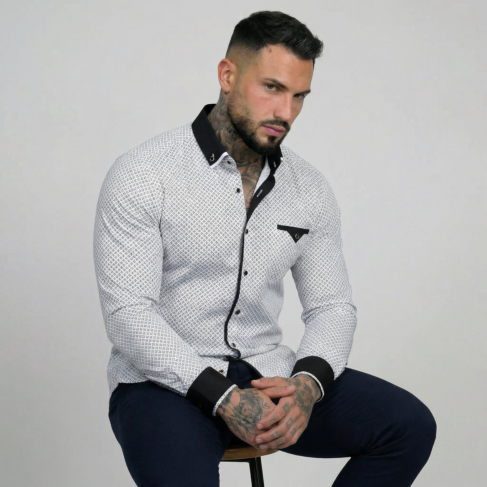 Alberto | Camicia Classica a Maniche Lunghe