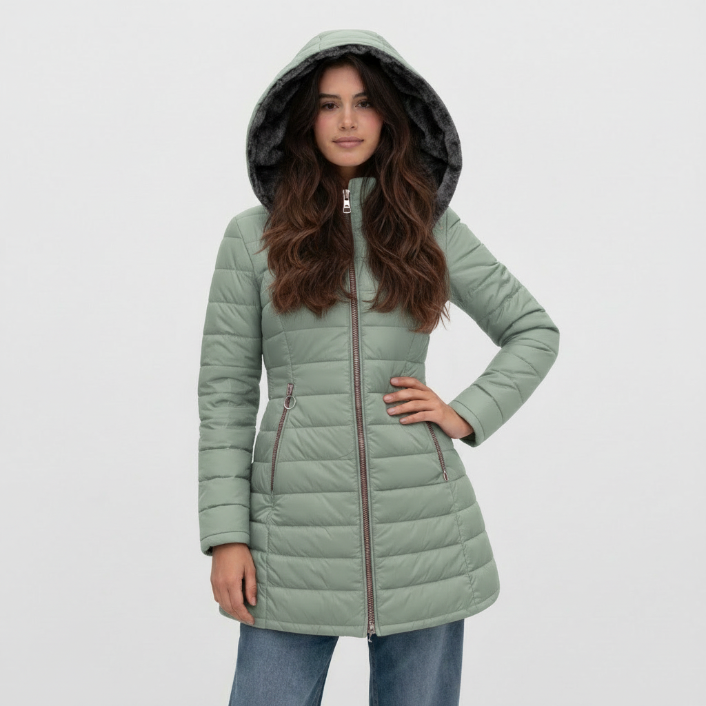 Beatrice | Cappotto Caldo con Fodera in Pelliccia