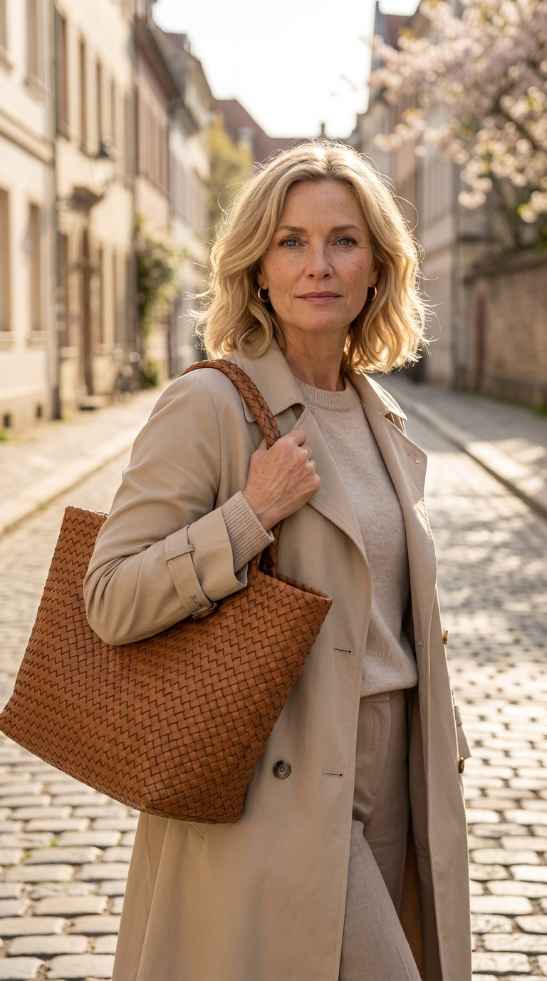 Heritage™ | Borsa Tote Artigianale in Lana e Pelle