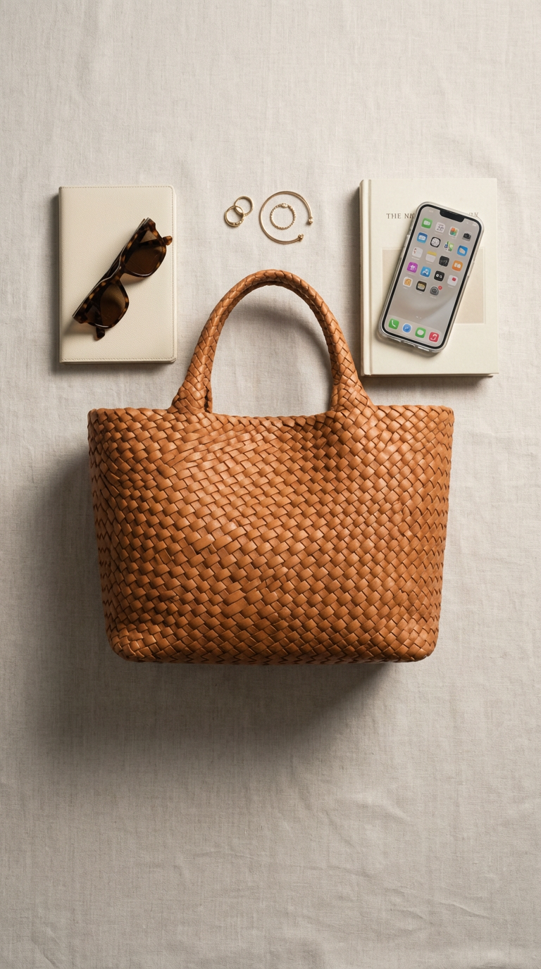 Heritage™ | Borsa Tote Artigianale in Lana e Pelle