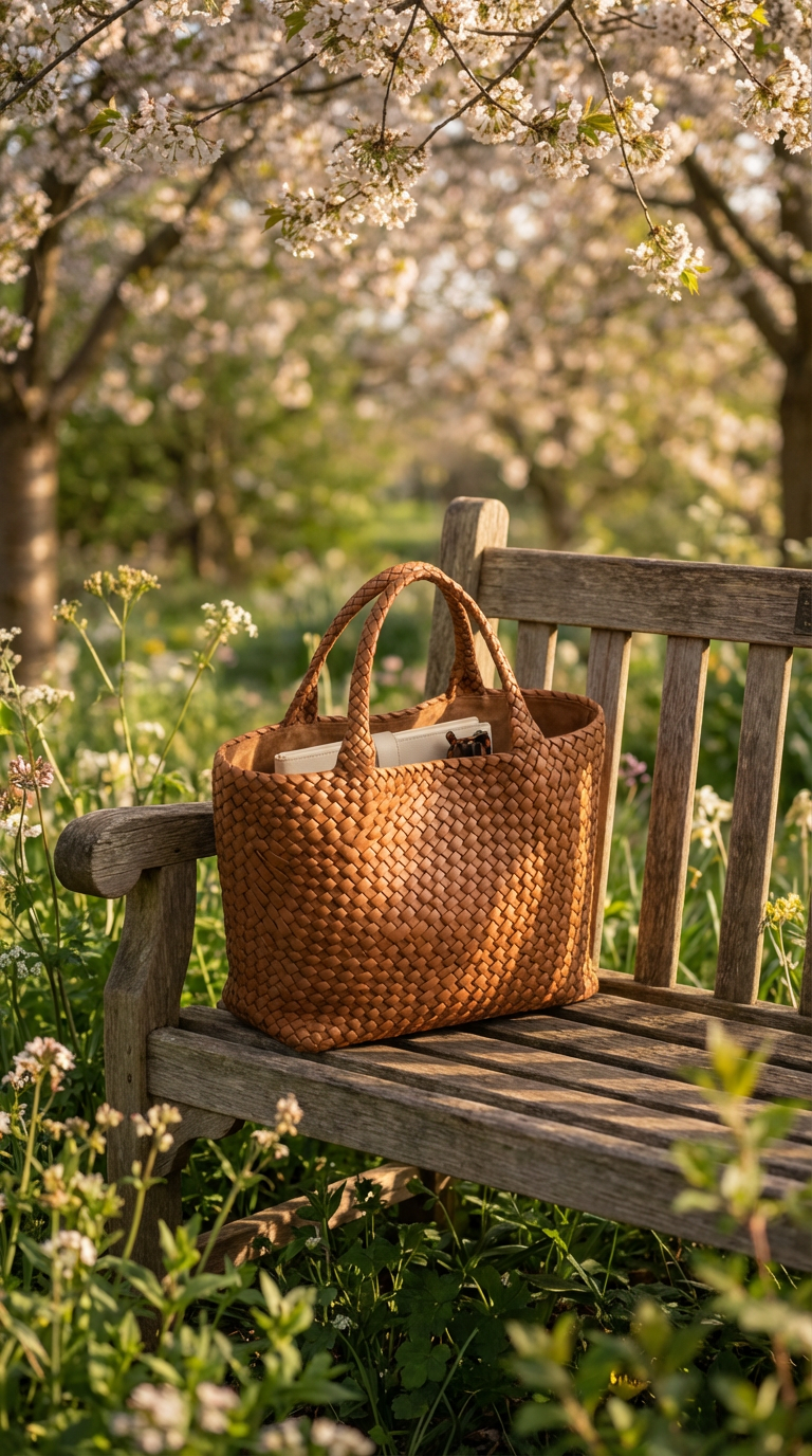 Heritage™ | Borsa Tote Artigianale in Lana e Pelle